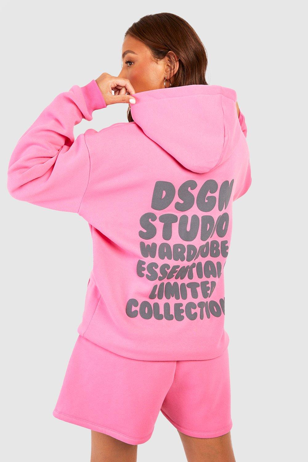 Tall Dsgn Studio Hoodie Short Tracksuit boohoo